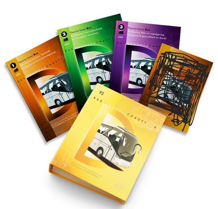 Theorie Bus/Touringcar Rijbewijs D - Complete Set, Boeken, Studieboeken en Cursussen, Gelezen, Niet van toepassing, Alpha, Ophalen of Verzenden