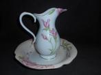 schaal en kan Givenchy Rose, Franklin Mint, Ophalen of Verzenden, Zo goed als nieuw, Porselein, Bord of Schaal