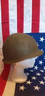 WW2 US Army M1 helm, Verzamelen, Militaria | Tweede Wereldoorlog, Amerika, Ophalen of Verzenden, Helm of Baret, Landmacht