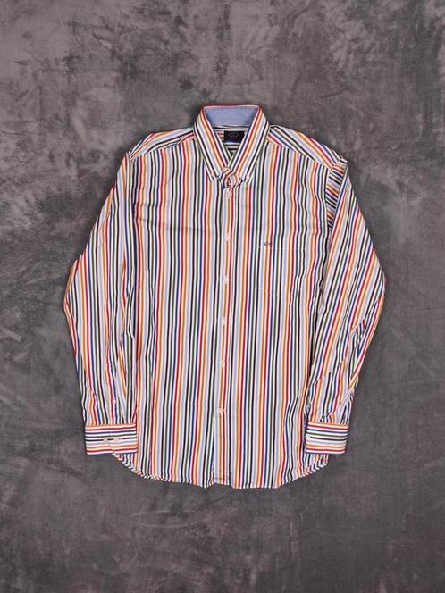 Paul En Shark Yachting Overhemd 41 L Gestreept, Kleding | Heren, Overhemden, Zo goed als nieuw, Halswijdte 41/42 (L), Wit, Ophalen of Verzenden