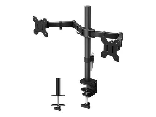 BONTEC Dual Monitor Stand for 13-27 monitors, Computers en Software, Monitoren, Zo goed als nieuw, Ophalen of Verzenden
