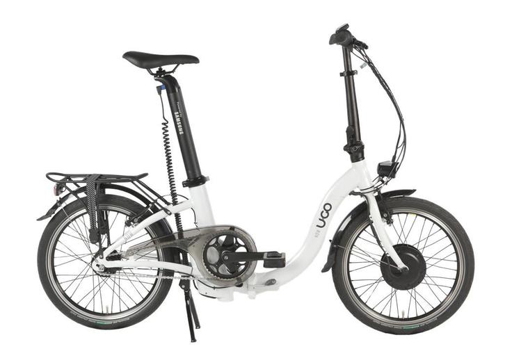 U•GO elektrische vouwfiets 20“ Ei7, white 2269.- voor € 1799, Fietsen en Brommers, Fietsen | Vouwfietsen, Nieuw, Overige merken