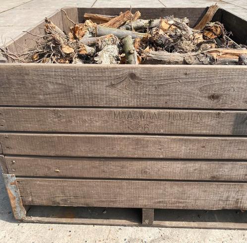 Haardhout appelhout per 0,7 m2, Tuin en Terras, Haardhout, Blokken, Overige houtsoorten, Minder dan 3 m³, Ophalen of Verzenden
