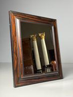 Spiegel vintage ribbel lijst, Ophalen, Rechthoekig, Minder dan 50 cm