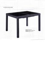 uitschuifbare aluminium tuintafel, Tuin en Terras, Tuintafels, Ophalen, Zo goed als nieuw, Rechthoekig, Aluminium