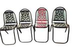 vintage metalen stoelen met touw, Ophalen