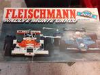 Redelijk grote Fleischmann racebaan met 7 auto,s., Fleischmann, Ophalen of Verzenden, Elektrisch, Racebaan