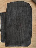 Zwarte denim stof 195 x 150 cm * c, 120 cm of meer, Zwart, Nieuw, Ophalen of Verzenden