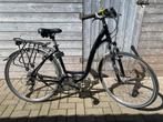 Damesfiets - Zwarte stadsfiets, 50 tot 53 cm, Ophalen, Overige merken, Gebruikt