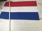 Aangeboden stok en vlag., Diversen, Vlaggen en Wimpels, Ophalen