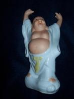 Boeddha Beeld kaal wit 23 CM, Ophalen of Verzenden, Zo goed als nieuw, Mens