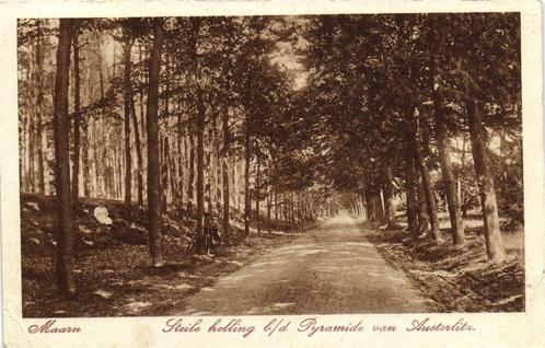 Maarn - Steile helling b.d. Pyramide van Austerlitz. - 1929, Verzamelen, Ansichtkaarten | Nederland, Gelopen, Utrecht, 1920 tot 1940