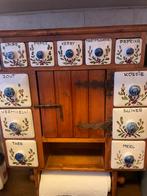 Vintage Keukenkastje Jaren 60 Brocant Stijl, Ophalen, Minder dan 50 cm, Gebruikt, Minder dan 100 cm