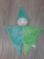 Knuffel knuffeldoekje Difrax popje spook tut blauw K4700, Ophalen of Verzenden, Zo goed als nieuw, Beer