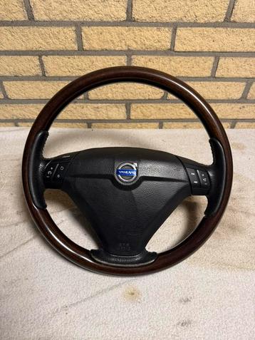 Volvo v70 s60 xc70 xc90 stuur hout zwart facelift beschikbaar voor biedingen