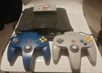 Nintendo 64 (N64) + Mario Kart + 2 controllers, Ophalen of Verzenden, Zo goed als nieuw, Met 2 controllers, Met games
