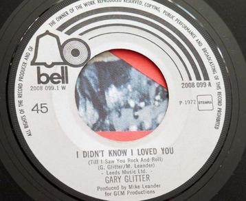 I DIDN'T KNOW I LOVED YOU Gary Glitter HIT GLAM ROCK beschikbaar voor biedingen