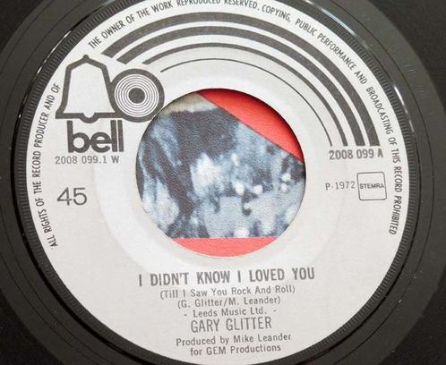 I DIDN'T KNOW I LOVED YOU Gary Glitter HIT GLAM ROCK, Cd's en Dvd's, Vinyl Singles, Single, Rock en Metal, 7 inch, Verzenden