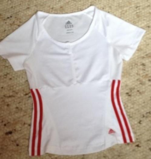 Adidas sportshirt maat 38 en 42, Kleding | Dames, Sportkleding, Zo goed als nieuw, Fitness of Aerobics, Maat 38/40 (M), Zwart