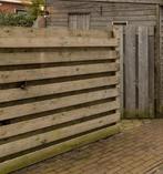 Gratis schutting en schutting deur, Tuin en Terras, Schuttingen, Ophalen, Gebruikt, 6 meter of meer, 1 tot 2 meter
