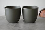 2 stuks plantenpotten, Ophalen, Rond, Minder dan 60 cm, Minder dan 30 cm