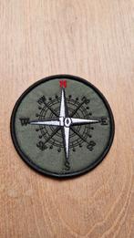 Patch embleem kompas / windroos, Ophalen of Verzenden, Landmacht, Amerika, Embleem of Badge