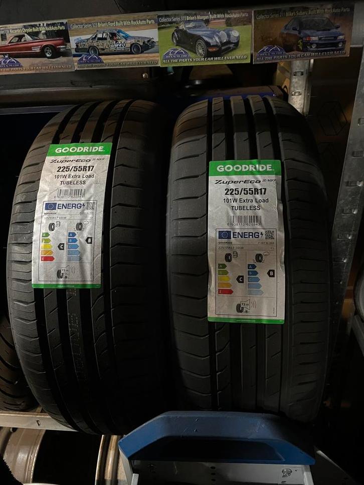 Gebruikte band 195-55-20 1955520 225-55-17 2255517 225 55 17, Auto-onderdelen, Banden en Velgen, Band(en), Zomerbanden, 17 inch