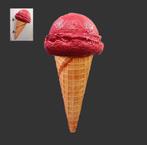 Schepijsje hangend 89 cm - ijsje aardbei op ijshoorn, Verzamelen, Merken en Reclamevoorwerpen, Ophalen, HorecaBeelden, Nieuw, HorecaBeelden