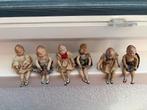 Vintage Poppenhuis Poppetjes - Set van 7, Ophalen of Verzenden, Gebruikt