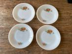 4 Vintage Arcopal borden, Ophalen of Verzenden, Glas, Overige stijlen, Bord(en)