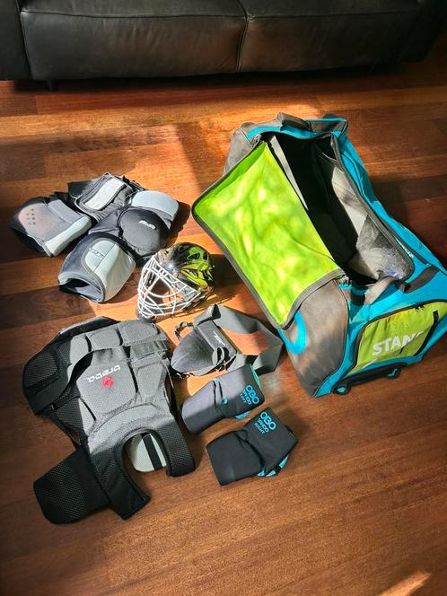Keeperstas en atributen €100, Sport en Fitness, Hockey, Gebruikt, Tas, Ophalen