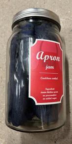 schort in glas Cookut CK 0312 Apron Jam Short, Ophalen of Verzenden, Nieuw, Blauw, Schort