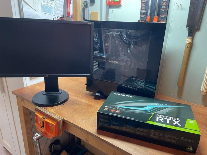 RTX 3070 Gaming PC met scherm - zeer net onderhouden, Computers en Software, Desktop Pc's, Gebruikt, 3 tot 4 Ghz, HDD, SSD, 16 GB