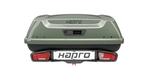 Hapro Boxer M + Platform - Trekhaakkoffer - 340 Liter groen, Auto diversen, Dakkoffers, Ophalen of Verzenden, Nieuw