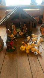 Hele mooie kersttal 17 st van fontanini met grote beelden, Diversen, Kerst, Ophalen, Gebruikt