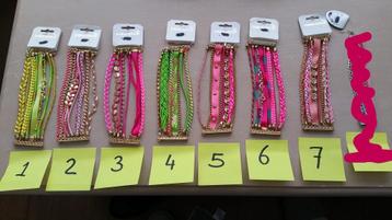 Armbanden Ibiza style met magneetsluiting NIEUW beschikbaar voor biedingen