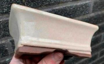 Bonsai schaal crème geglazuurd aardewerk 15,1x10,5x5,7 beschikbaar voor biedingen