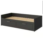 Brimnes ikea bed zwart, Huis en Inrichting, Slaapkamer | Bedden, Ophalen, Gebruikt, Zwart, 140 cm