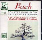 Bach: Sonates voor Fluit, Flute. Jean-Pierre Rampal, Ophalen of Verzenden, Barok, Zo goed als nieuw, Kamermuziek