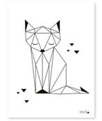 Kinderposter Poster Vos Geometrisch Lilipinso, Ophalen of Verzenden, Nieuw, Wanddecoratie