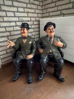Dikke en de Dunne op bankje, Ophalen, Gebruikt