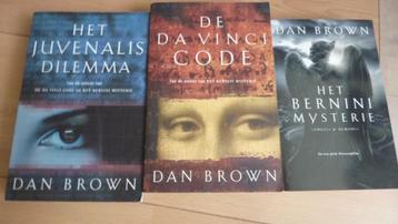 Drie maal Dan Brown boeken beschikbaar voor biedingen