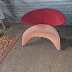 Unieke wing back chair sofa met kruk Roche Bobois, Ophalen, Gebruikt