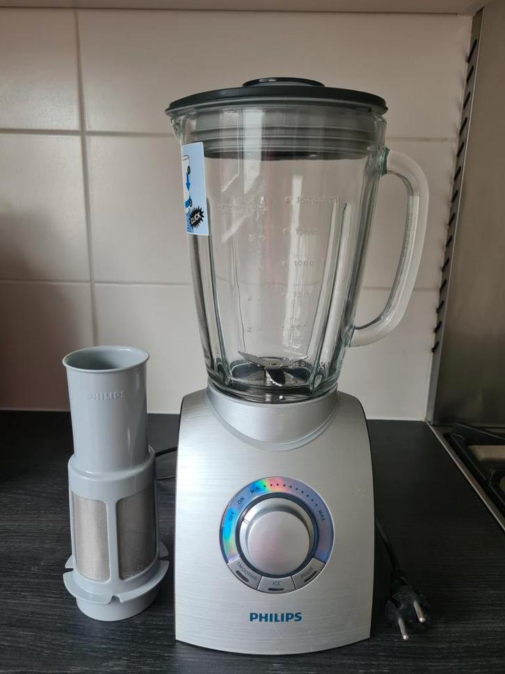 Philips HR2094 Blender met Filter - Zo Goed Als Nieuw!, Witgoed en Apparatuur, Blenders, Zo goed als nieuw, Blender, Ophalen