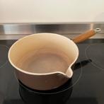 Vintage Le Creuset Steelpan 22 cm, Huis en Inrichting, Keuken | Potten en Pannen, Kookpan of Snelkookpan, Gebruikt, Ophalen of Verzenden
