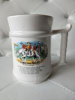 Bierpul mok met afbeeldingen kaart Devon en Widecombe Fair, Verzamelen, Biermerken, Ophalen of Verzenden, Gebruikt, Pul(len), Overige merken