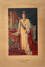 H.M.Koningin Wilhelmina Unieke prent uit 1898, Ophalen of Verzenden, Gebruikt, Kaart, Foto of Prent