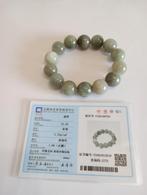 Natuurlijke Jadeiet Jade Kralen (12mm) Armband, Ophalen of Verzenden, Zo goed als nieuw