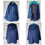 Blauwe life-line jas waterproof 46, Blauw, Maat 46/48 (XL) of groter, Ophalen of Verzenden, Zo goed als nieuw