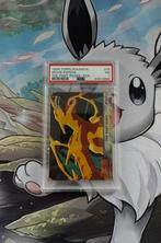 Pokemon 1999 Topps. Movie Edition. The Fight Rages PSA 7, Ophalen of Verzenden, Zo goed als nieuw, Foil